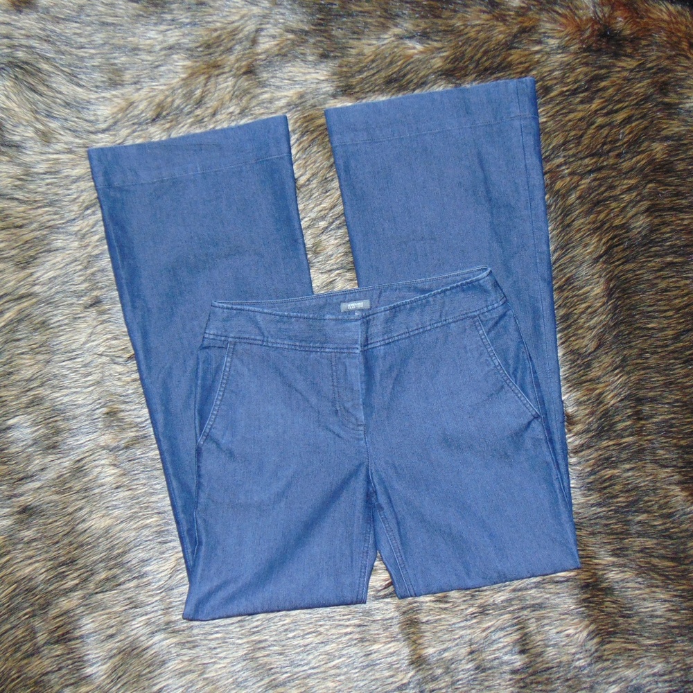 Kenneth Cole Reaction Wide Leg Denim Pants (6)